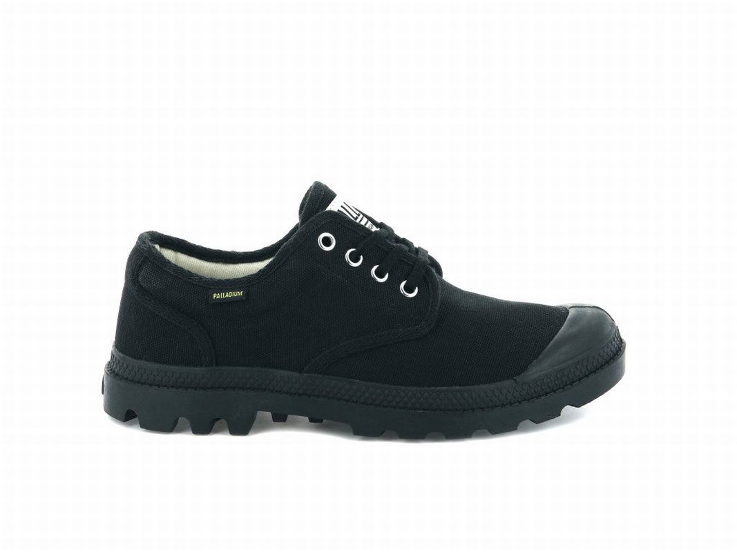 Palladium Pampa Oxford Originale Men's Shoes Black (NEVA40517)